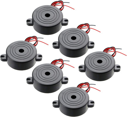 DC 3-24V Active Piezo Buzzer Electronic Buzzerphone Beep Tone Speaker Alarm Continous Sound 6PCS