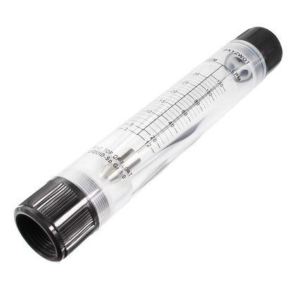 Inline Clear Acrylic Water Flowmeter 1PT Dia Threads G-25 3-30 GPM 12-120 LPM