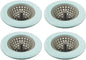 Kitchen Silicone Sink Strainer Garbage Disposal Strainer Sink Drain Catcher Plug Drain Cover Kitchen Sink Basket for Kitchen Sinks Silicone Green 4 Pack