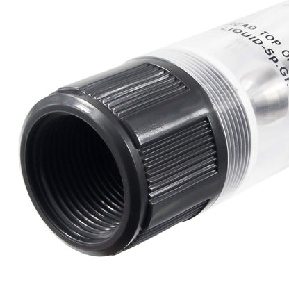 Inline Clear Acrylic Water Flowmeter 1PT Dia Threads G-25 4-40 GPM 15-150 LPM