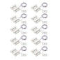 MC-38 Surface Mount Wired NC Door Sensor Alarm Magnetic Reed Switch White 10 Pair