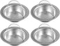 Drains Strainers 4 Pack Upgrade Kitchen Sink Strainer with Handle, Premium Stainless Steel Sink Garbage Disposal Stopper Mesh Basket, Stainless Steel Kitchen Sink Basket Strainer 4.33"
