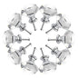 Crystal Glass Cabinet Knobs 30mm Diamond Shape Drawer Kitchen Cabinets Dresser Cupboard Wardrobe Pulls Handles 10 Pcs