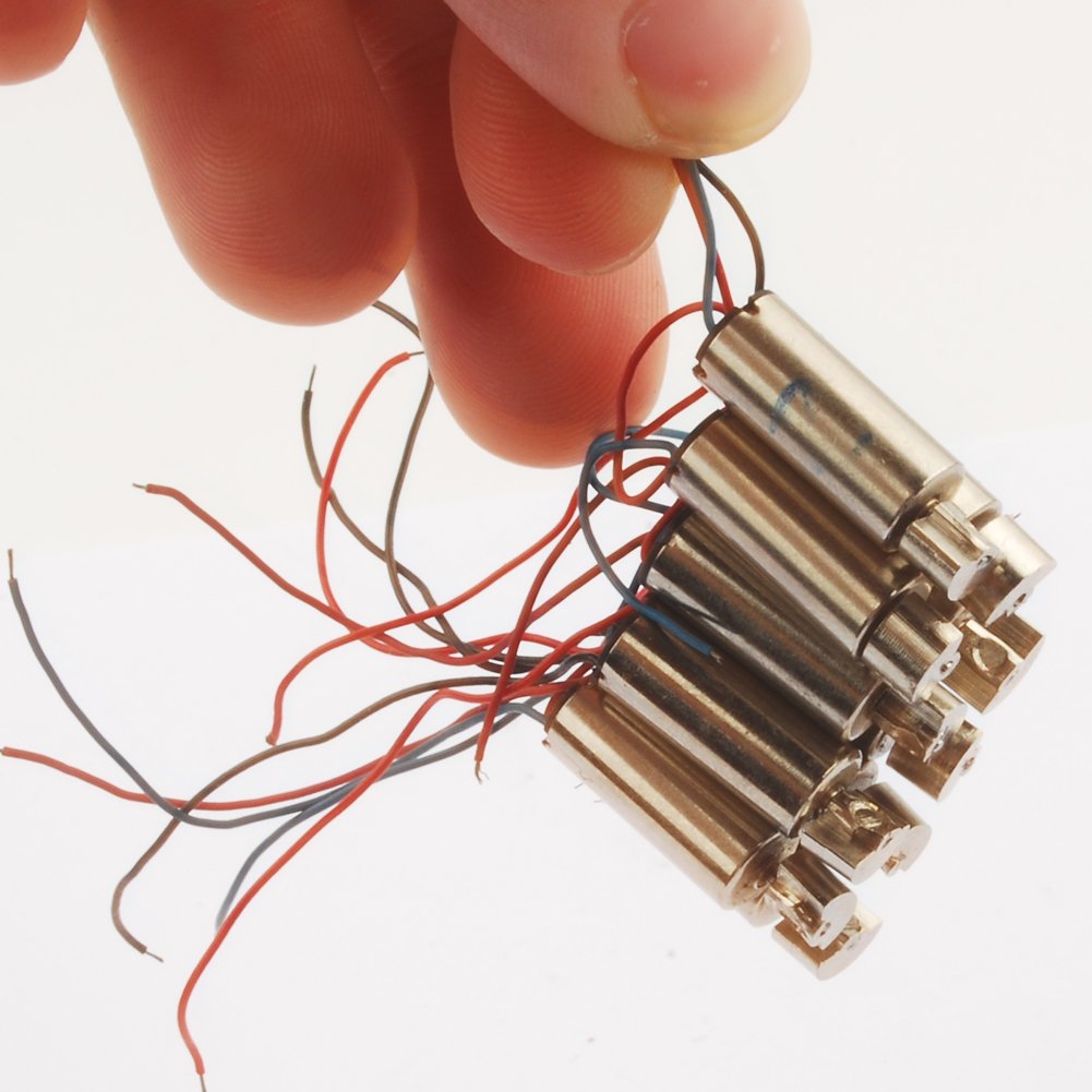 Powerful 10pcs 6x14mm Micro Vibration Motor 1.5V-4.5V 0.195A 19000RPM Strong Vibration