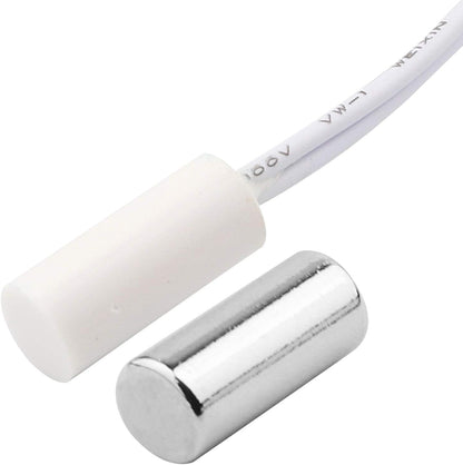 MC-34A NC (Normally Closed) Recessed Window Door Contact Sensor Alarm Magnetic Reed Switch White - (5 Sets)