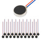 20PCS 10mmx3mm Mini Vibration Motors DC 3V 12000rpm Flat Coin Button-Type Micro DC Vibrating Motor for Mobile Cell Phone Pager Tablet Household Appliances