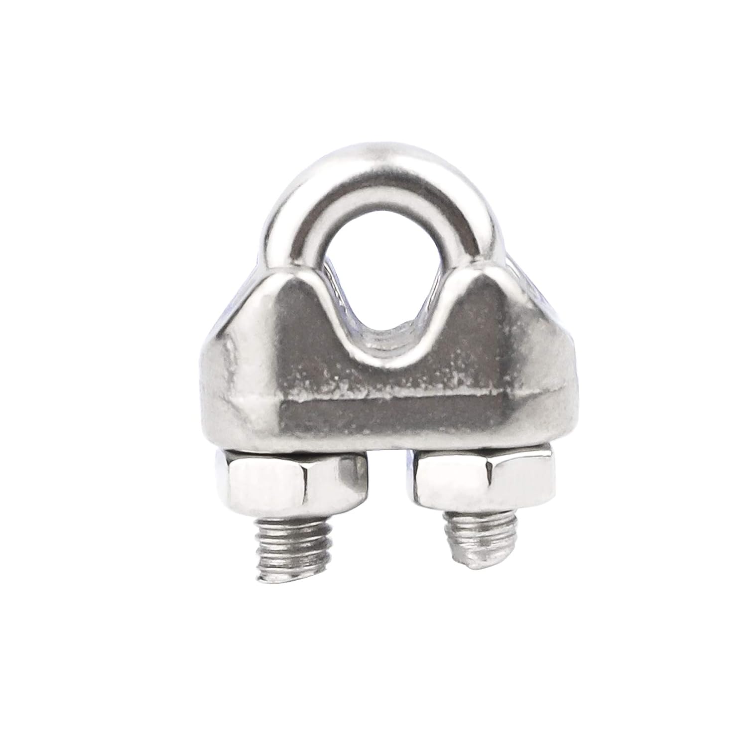 1/16 Inch M2 Stainless Steel Wire Rope Cable Clip Clamp Pack of 20