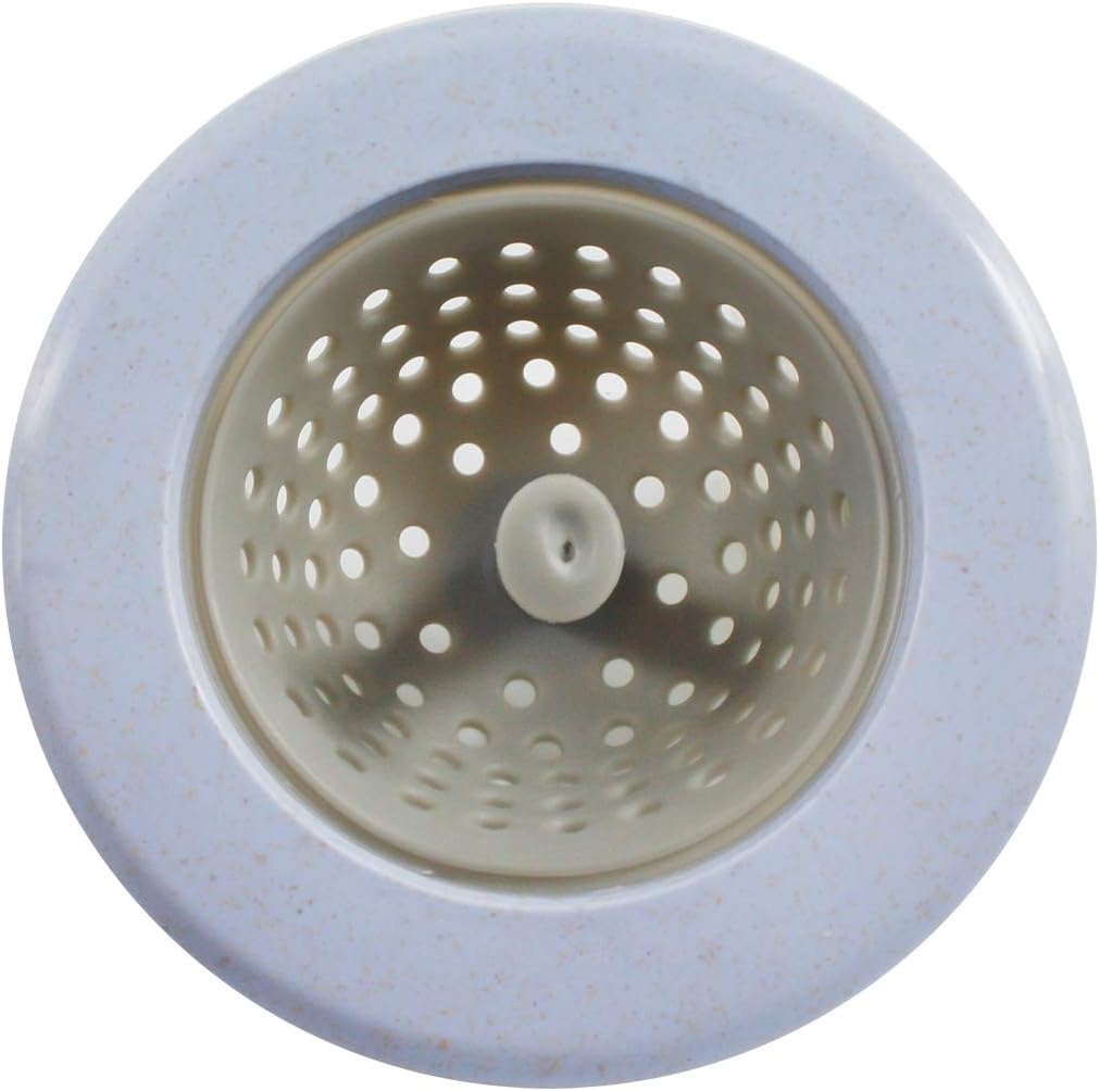 Silicone Sink Strainer - Garbage Disposal Strainer Drain Catcher Plug Drain Cover Kitchen Sink Basket - Beige, Pink, Blue, Green - 4 Pack