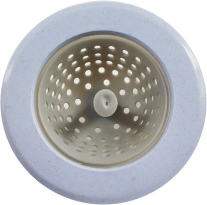 Silicone Sink Strainer - Garbage Disposal Strainer Drain Catcher Plug Drain Cover Kitchen Sink Basket - Beige, Pink, Blue, Green - 4 Pack