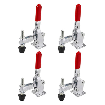 Toggle Clamps Latch Vertical Quick-Release Toggle Clamp Antislip Holding Capacity 220 lbs Tool 101B 100Kg 4 Pack