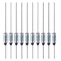 SF70E-73 Degree Metal Thermal Cutoffs Thermal Fuse 10A 250V for Motor Transformer Electric Industrial Home Appliance 10Pcs