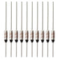 SF70E-73 Degree Metal Thermal Cutoffs Thermal Fuse 10A 250V for Motor Transformer Electric Industrial Home Appliance 10Pcs