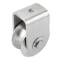 Pulley Block U Type Single Wheel Pulley Block Duplex Bearing 304 Stainless Steel Smooth Loading 880lb/400Kg for Material Handling and Moving
