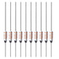 SF70E-73 Degree Metal Thermal Cutoffs Thermal Fuse 10A 250V for Motor Transformer Electric Industrial Home Appliance 10Pcs