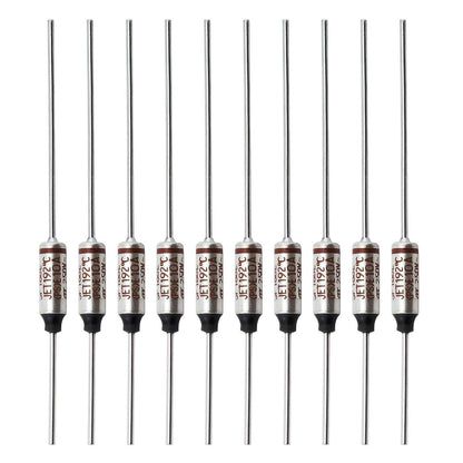 SF70E-73 Degree Metal Thermal Cutoffs Thermal Fuse 10A 250V for Motor Transformer Electric Industrial Home Appliance 10Pcs