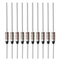 SF70E-73 Degree Metal Thermal Cutoffs Thermal Fuse 10A 250V for Motor Transformer Electric Industrial Home Appliance 10Pcs
